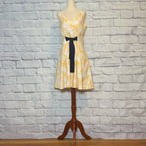 Kookai White & Marigold Floral Mini Dress
